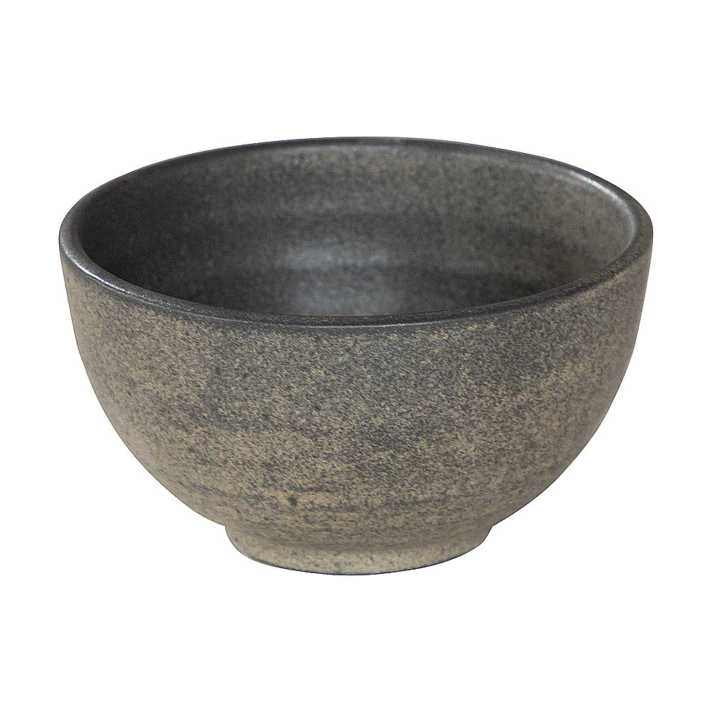 黒錫 石目12cm丼 約12.2cm 黒系 和食器 小丼 日本製 業務用 rs/65-51523036