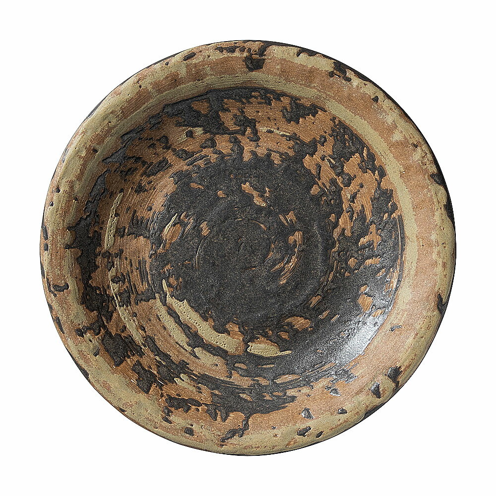 Rakuten - 幾重 石目19.5cm皿 約19.5cm 茶系 和食器 丸中皿 日本製 業務用 65-51553010