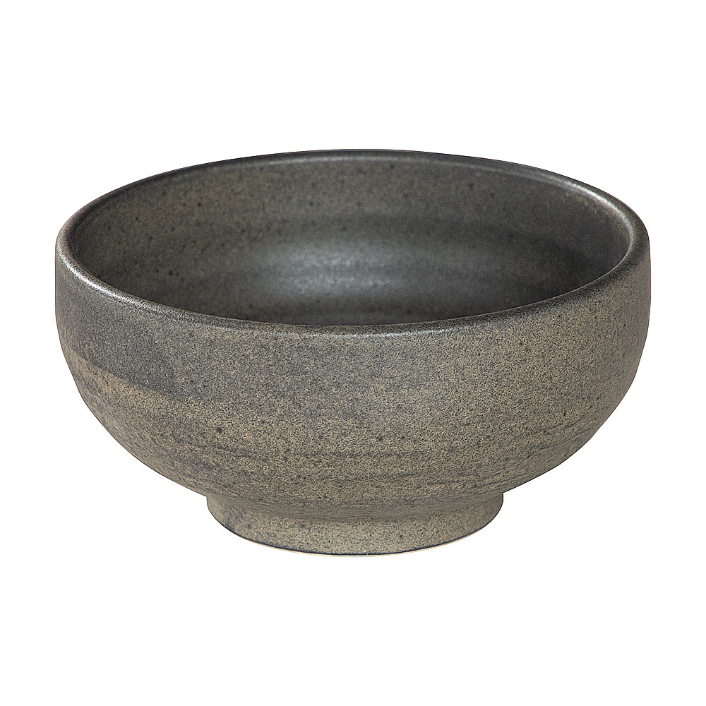 黒錫 石目高浜17cm丼 約17.1cm 黒系 和食器 そば丼 日本製 業務用 65-51623030