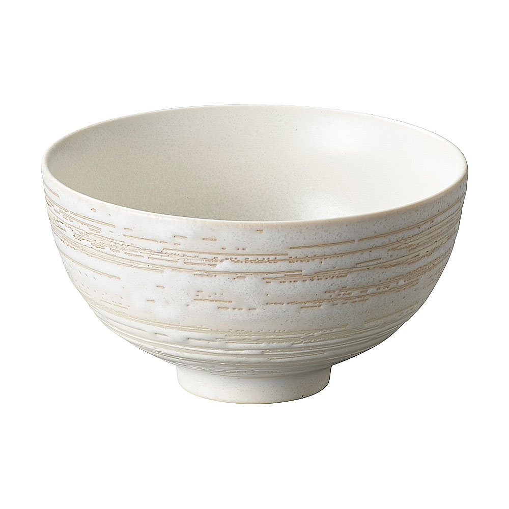 乐天商城 - ひより リップル茶碗 約11.4cm 白系 和食器 飯器・飯碗 日本製 業務用 65-53012030