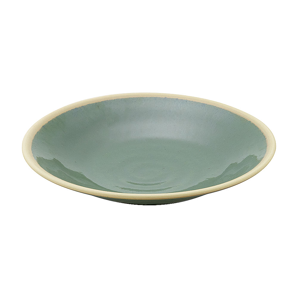 Rakuten - 柳月 リップル19.5cm皿 約19.7cm 緑系 和食器 丸中皿 日本製 業務用 65-53147004