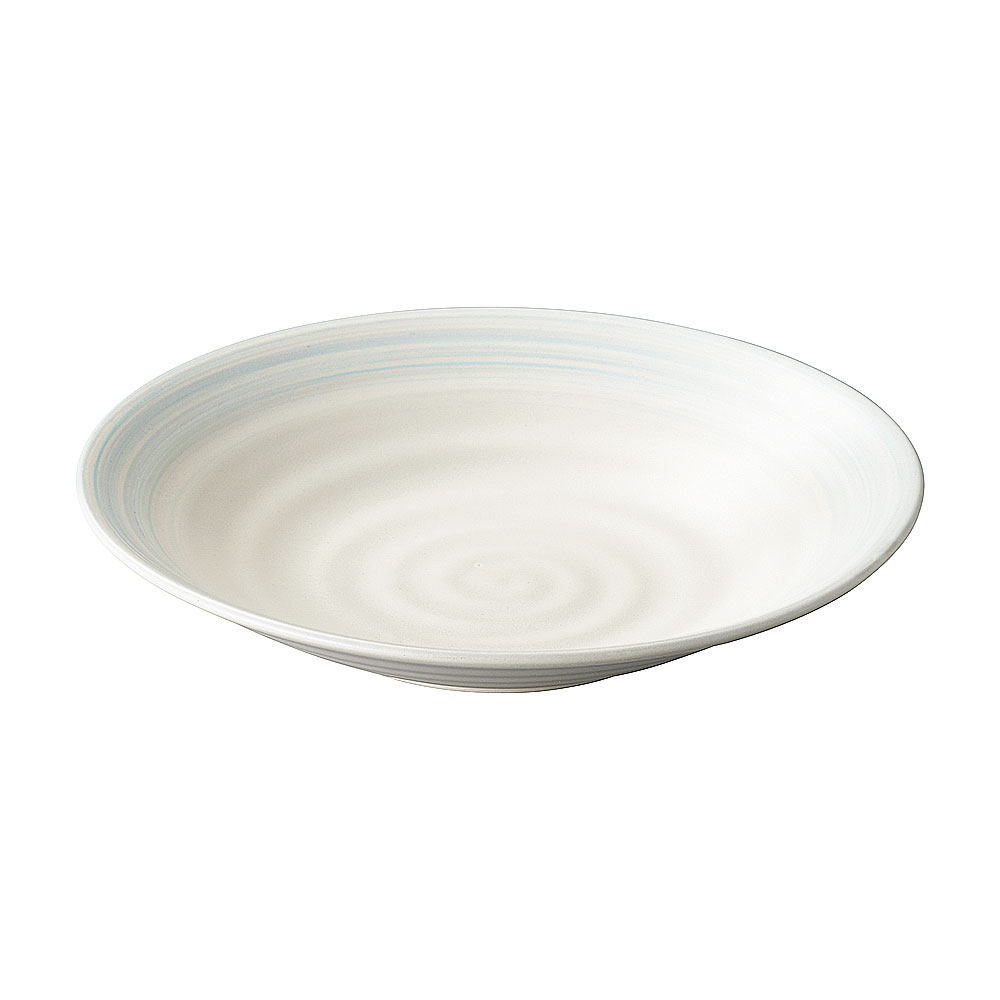 Rakuten - すずか リップル19.5cm皿 約19.7cm 白系 和食器 丸中皿 日本製 業務用 65-53185004