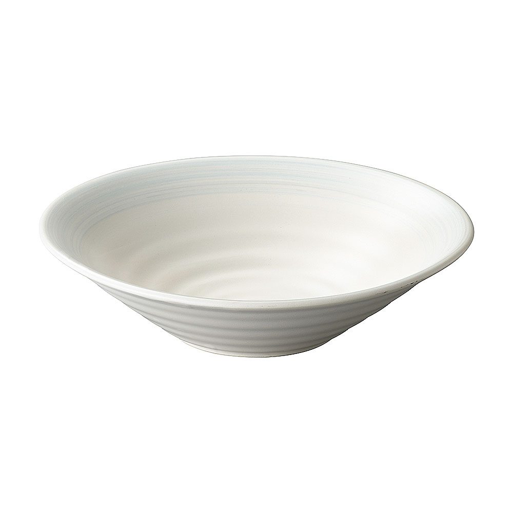 樂天商城 - すずか リップル26cm鉢 約26.2cm 白系 和食器 大鉢 日本製 業務用 65-53185050