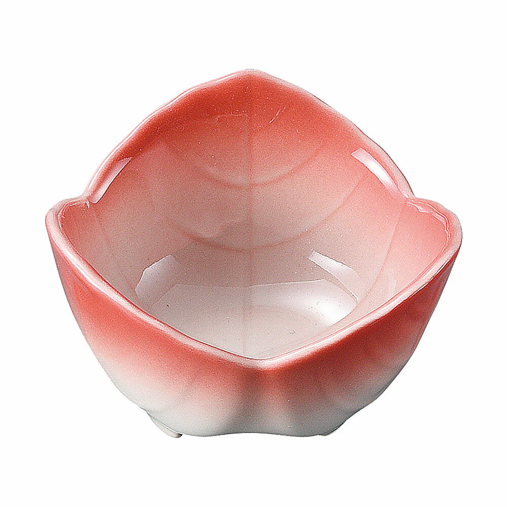 Rakuten - 三つ葉 赤ぼかし 珍味 約7.3cm 赤系 和食器 珍味 中国製 業務用 65-58942083
