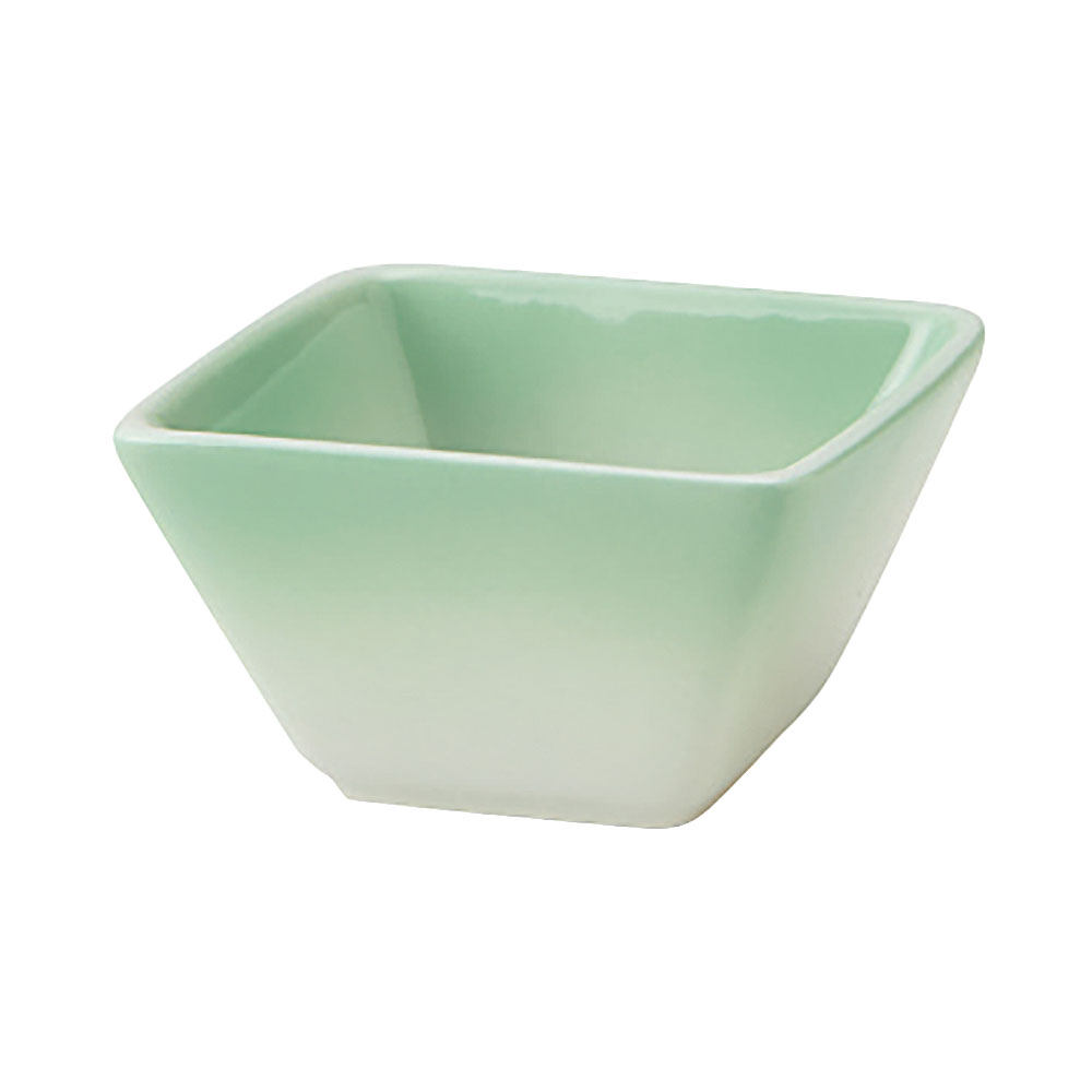 樂天商城 - ミニ角 グリーン 小鉢 約6.3cm 緑系 和食器 珍味 中国製 業務用 65-58970026