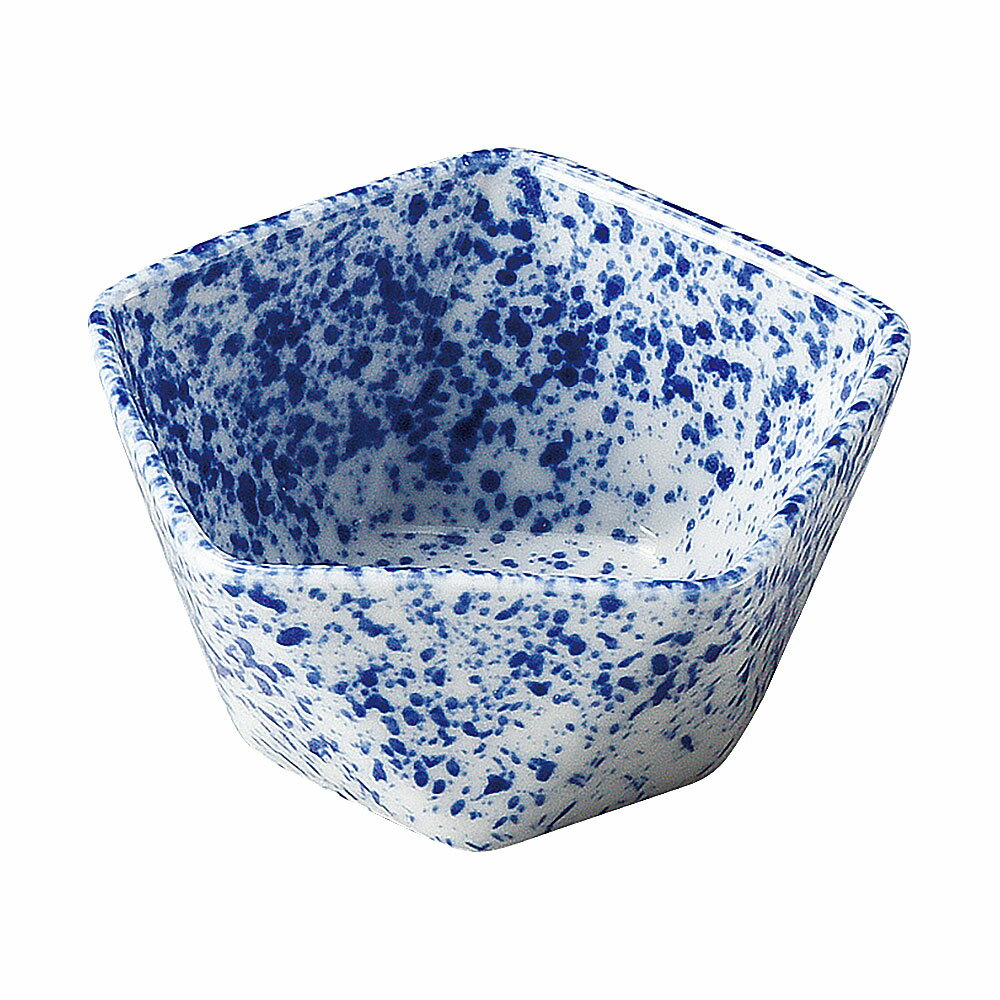 Rakuten - 五角 青吹き 珍味 約7.2cm 青系 和食器 珍味 中国製 業務用 65-58986082