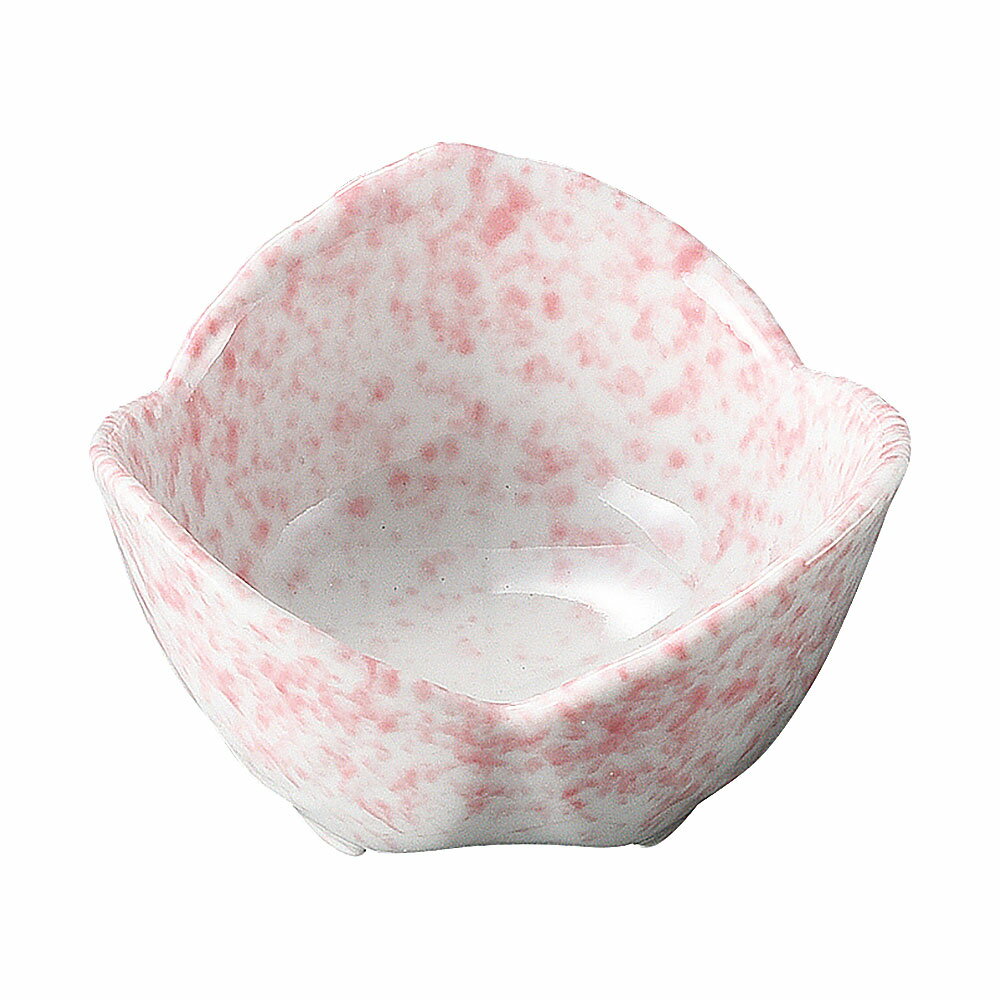 樂天商城 - 三つ葉 桃吹き 珍味 約7.3cm ピンク系 和食器 珍味 中国製 業務用 65-58990083