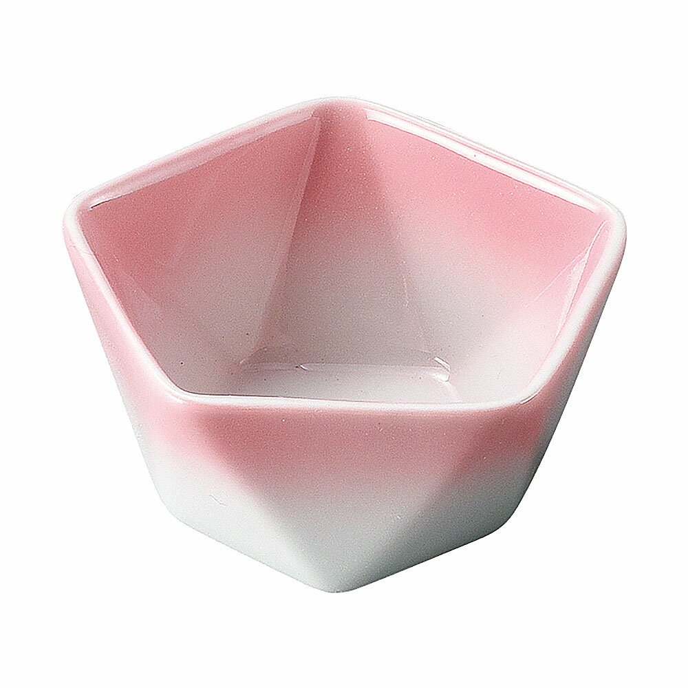 Rakuten - 五角 桃ぼかし 珍味 約7.2cm ピンク系 和食器 珍味 中国製 業務用 65-58991082