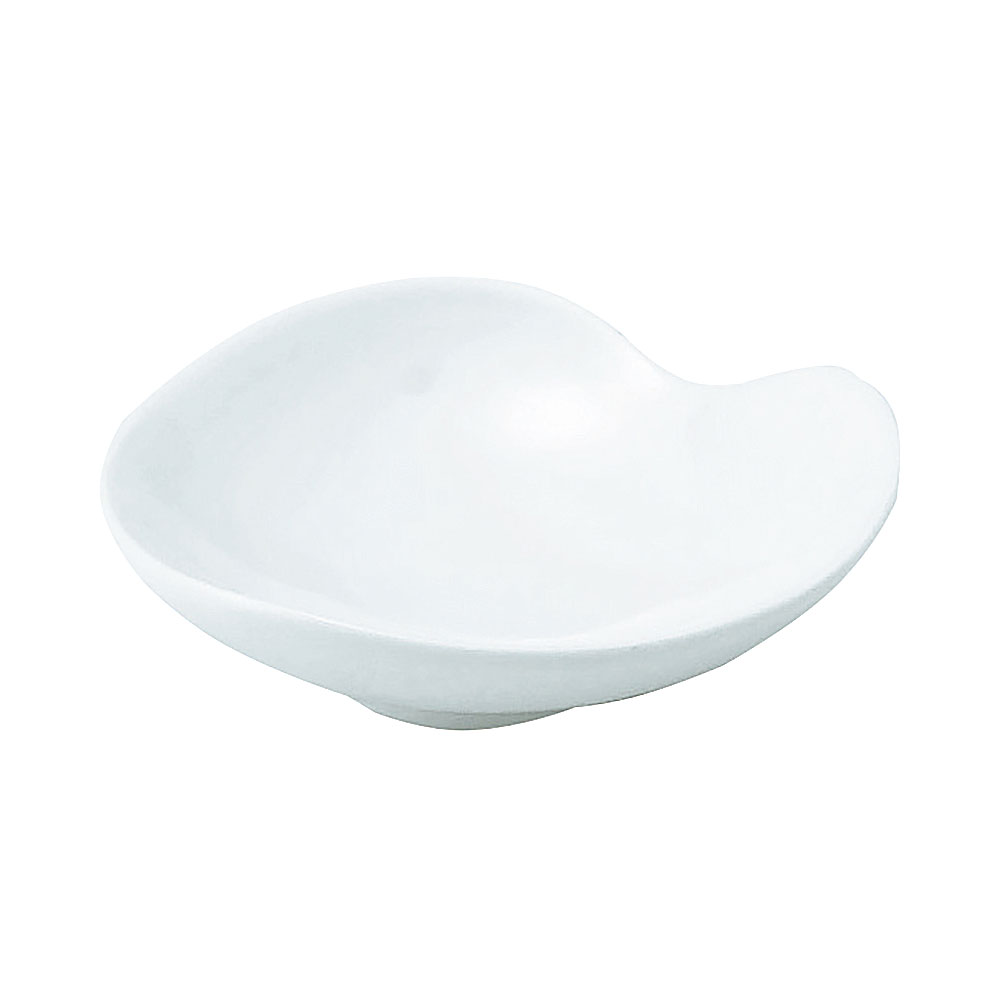 白 7cmハート皿 約7.2cm 白系 洋食器 変形プレート 15cm以下 日本製 業務用 65-59000017
