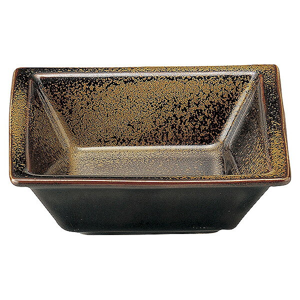 Rakuten - 金華 リム角小鉢 約11.1cm 黒系 和食器 小鉢 日本製 美濃焼 業務用 65-53339040