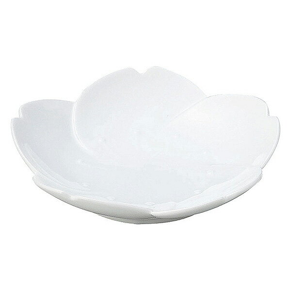 桜 白 小皿 約12.5cm 白系 和食器 珍味 日本製 美濃焼 業務用 65-56300022