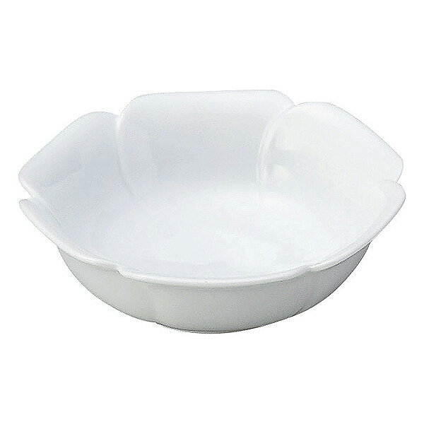 花芙蓉 白 浅鉢 約10.3cm 白系 和食器 珍味 日本製 美濃焼 業務用 65-56300065