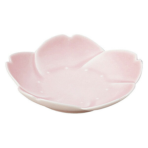 桜 桃色 小皿 約12.4cm ピンク系 和食器 珍味 日本製 美濃焼 業務用 65-56345022