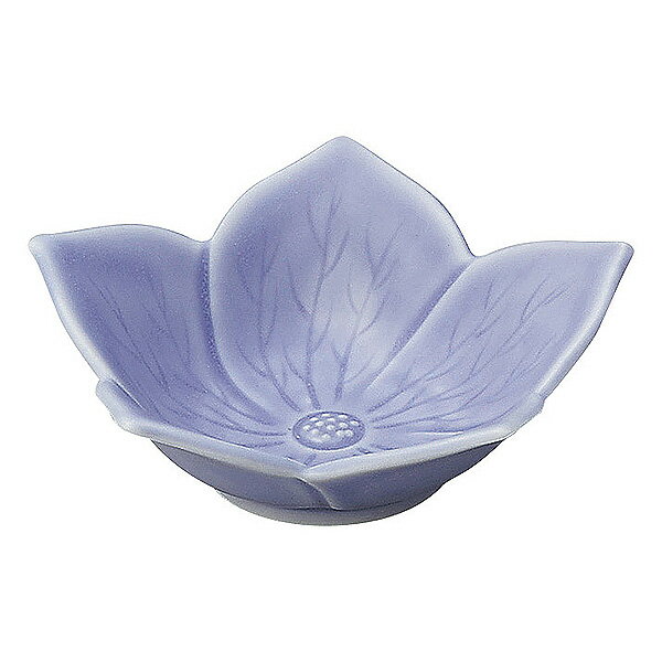 Mino Ware - 桔梗 紫 浅鉢 小 約10.5cm ピンク系 和食器 珍味 日本製 美濃焼 業務用 65-56388002