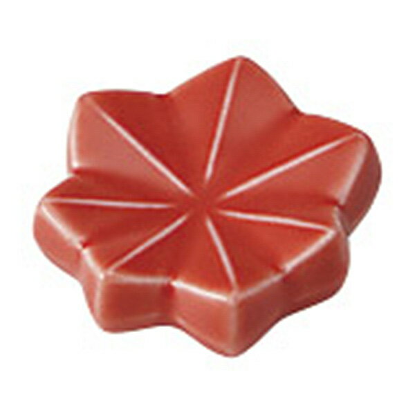 紅葉赤箸置き約3.7cm赤系和食器...