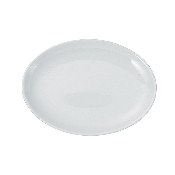 白中華 白玉9吋メタプラター 楕円皿 約23.5cm 白系 中華食器・アジアン食器 大皿 日本製 美濃焼 業務用 白い食器 白 中華皿 国産 中華炒め 炒め物 産地直送 28-652-158-ka