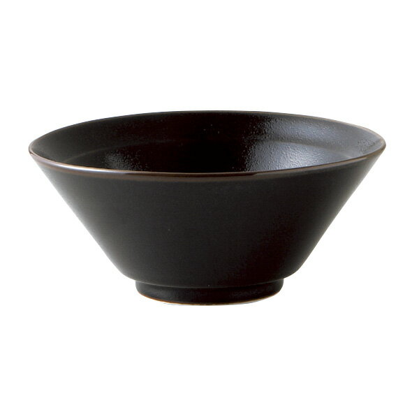 柚子黒天目 4.8飯碗 約15cm 黒系 中華食器・アジアン食器 ライス碗 日本製 美濃焼 業務用 飯碗 ボウル ..