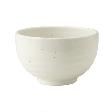 白玉粉引 4.2 多用丼 13cm 中華食器・アジアン食器 つけ麺用タレ鉢 日本製 美濃焼 業務用 どんぶり ボウル 59-432-553