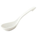 白玉粉引 砂目型レンゲ 約17.8cm 白系 中華食器・アジアン食器 レンゲ 磁器 スプーン 日本製 業務用 rs/59-432-A509(3)
