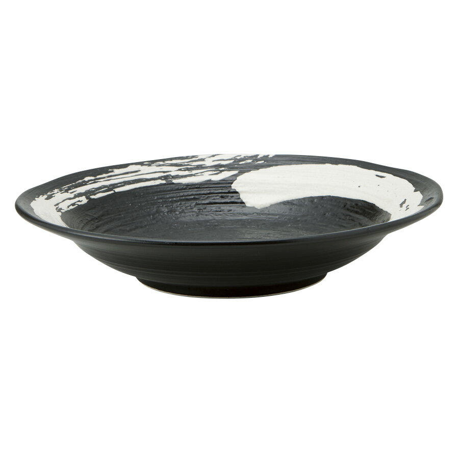 Rakuten - 黒海流 8.0麺皿 めん皿 約24.5cm 黒系 中華食器・アジアン食器 つけ麺用皿 日本製 美濃焼 業務用 麺皿 めん皿 冷やし中華 パスタ皿 カレー皿 rs/59-465-0110
