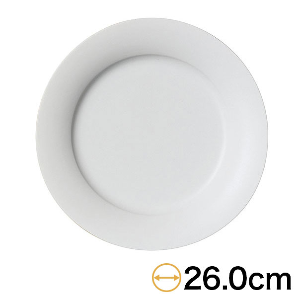 グルメスタイル キュイジーヌ ストーンマットスィングプレートM 約26cm 白系 洋食器 丸型プレート 25cm以上 日本製 美濃焼 業務用 おしゃれ モダン g-1928-05-sp02