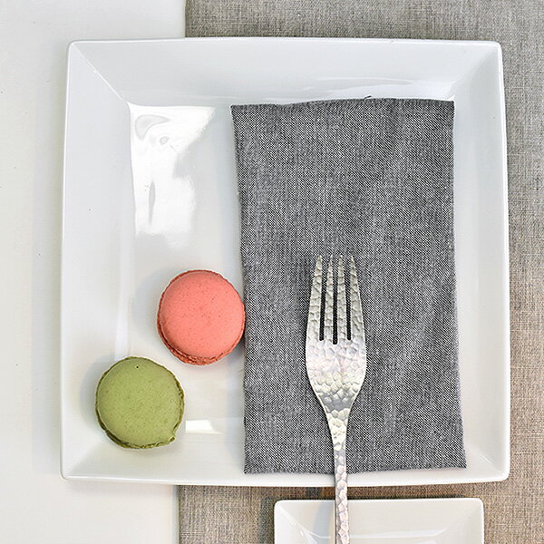 グルメスタイル 白磁浜付中皿 約19.5cm 洋食器 角型プレート 15cm〜25cm 日本製 美濃焼 業務用 g-2345-12-sp02