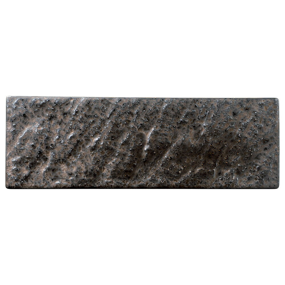 乐天商城 - グルメスタイル 金結晶石肌長角36cm皿 約35.5cm 茶系 和食器 細長大皿 日本製 美濃焼 業務用 31-87316-461-sp02