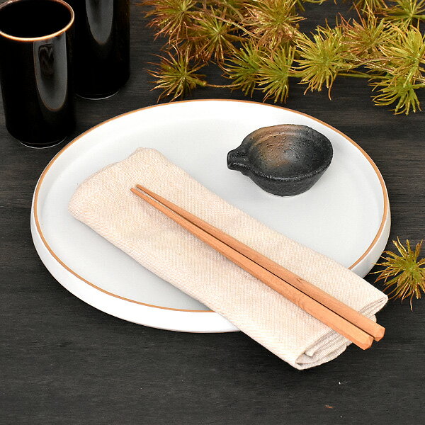 Rakuten - グルメスタイル 渕金白マット切24cm皿 約24cm 白系 和食器 丸中皿 日本製 美濃焼 業務用 おしゃれ モダン g-1939-03-sp02