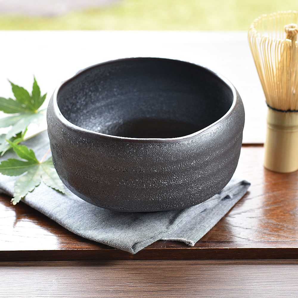 楽天市場】瀬戸 黒 抹茶茶碗の通販