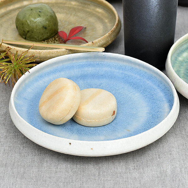 樂天商城 - グルメスタイル 彩御深井切立皿白青 約15.3cm 青系 和食器 丸中皿 日本製 業務用 g-2207-05-sp02