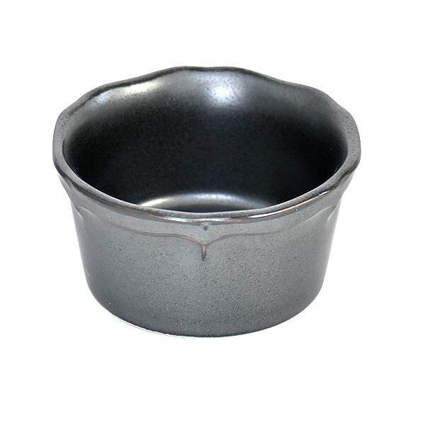 グルメスタイル ノワール7cm小鉢 約7.2cm 黒系 洋食器 丸型ボール 15cm以下 日本製 美濃焼 業務用 g-2325-13-sp02/28-543-138-ho