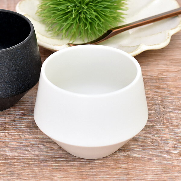 グルメスタイル フラスタム煎茶（白） 約180cc 白系 和食器 煎茶・玉湯呑 日本製 美濃焼 業務用 g-2349-04-sp02