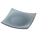 シーニュ スモーク 19.5cmスクエアークープ皿 約19.6cm 洋食器 ガラス製プレート トルコ製 業務用 皿 角皿 ケーキ皿 デザート ビュッフェプレート レストラン ホテル&レストラン おしゃれ 54-g2530064