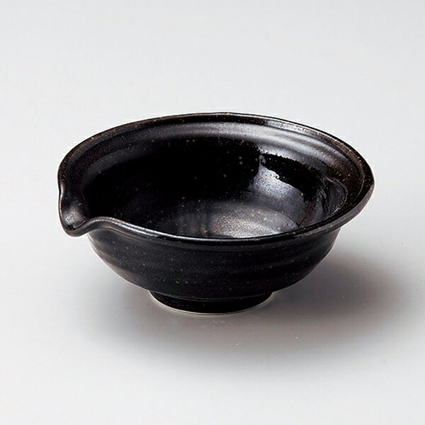 Rakuten - 黄河片口小付 約9.5cm 黒系 和食器 小鉢 日本製 美濃焼 業務用 珍味入れ ミニ鉢 ボール 黒 29-078-239-ka