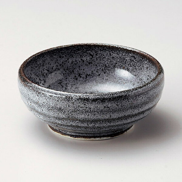 Mino Ware - 雫石 4.2ボール 約13cm 黒系 和食器 小鉢 日本製 美濃焼 業務用 29-078-429-ka