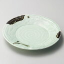 陶器屋プロで買える「飛び青磁石目6.3皿 約19.5cm 青系 和食器 丸中皿 日本製 業務用 28-208-078-mi」の画像です。価格は2,038円になります。