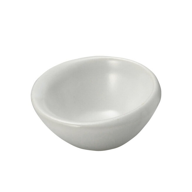 Mino Ware - 白マット M型珍味 約6.5cm 白系 和食器 珍味 日本製 美濃焼 業務用 29-092-109-ka