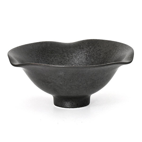 グルメスタイル ブロスゆららM 約15.8cm 黒系 和食器 中鉢 日本製 美濃焼 業務用 鉢 小鉢 ボウル サラダボウル 取り鉢 鍋取り鉢 とんすい シリアルボウル g-2336-04-sp02