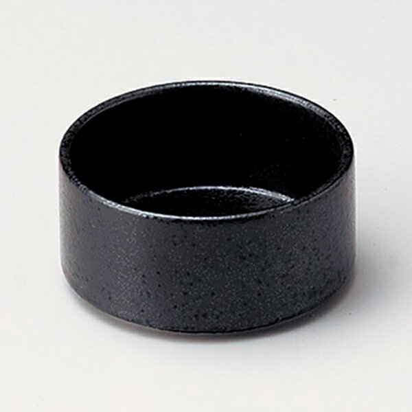 Rakuten - 黒結晶丸8cm スタック鉢 約8.4cm 黒系 和食器 小付 小鉢 日本製 美濃焼 業務用 29-086-459-ka