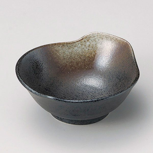 白吹天目 とんすい 大 約14cm 黒系 和食器 とんすい 日本製 美濃焼 業務用 呑水 とん水 おしゃれ 取り..