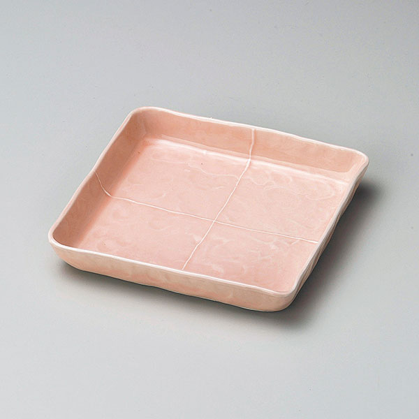 ピンク取皿 約13.5cm 和食器 フルーツ皿・銘々皿・取皿 日本製 美濃焼 業務用 取り皿 プレート 中皿 和皿 デザート皿 和風カフェ 旅館 29-212-109-a