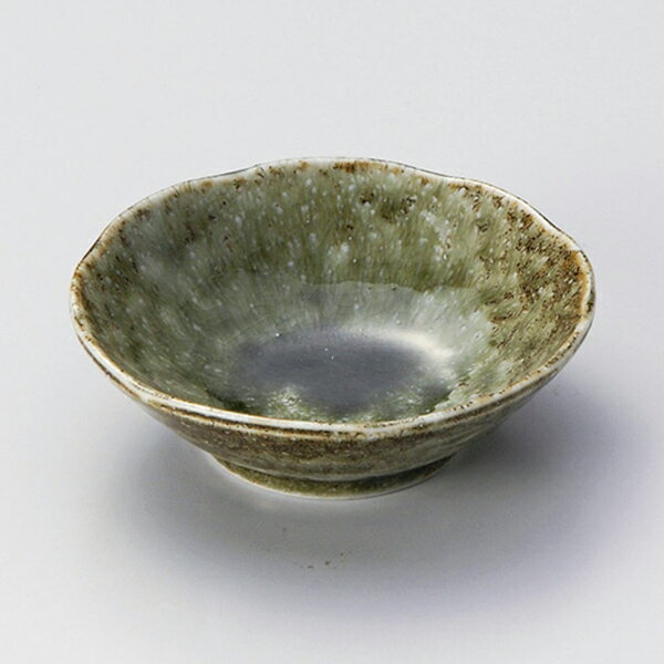 美浓烧陶器 - グリーンイラボ3.3丼 約11cm 緑系 和食器 小鉢 日本製 美濃焼 業務用 29-075-369-ka