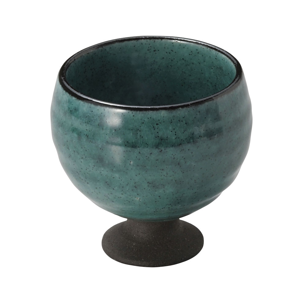 Mino Ware - トルコ高台小付 約8.2cm 青系 和食器 高台小鉢 日本製 美濃焼 業務用 29-081-259-ta