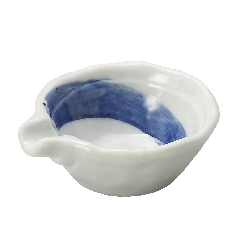 豆鉢 ゴス刷毛 片口 7cmミニ小付 約7.2cm 白系 和食器 千代口 日本製 美濃焼 業務用 珍味 小付 28-086-..