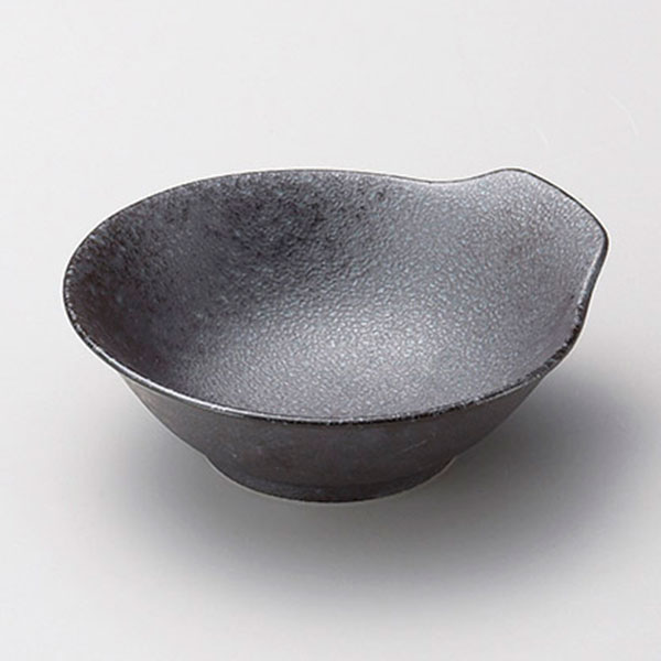 銀彩とんすい 約13.8cm 黒系 和食器 とんすい 日本製 美濃焼 業務用 呑水 とん水 おしゃれ 取り鉢 ボウル 小鉢 お鍋の取り鉢 28-123-228-ki
