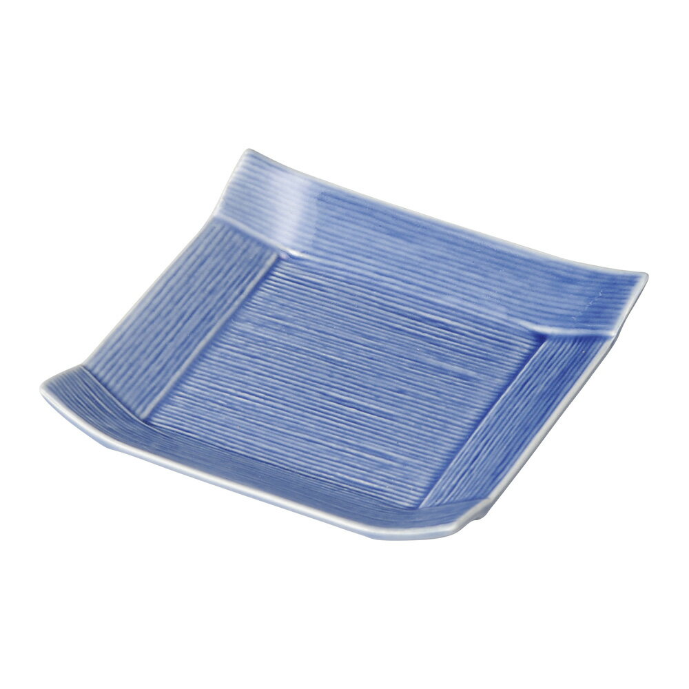 パレット12cmプレート 青 約12cm 青系 和食器 フルーツ皿・銘々皿・取皿 日本製 美濃焼 業務用 取り皿 プレート 中皿 和皿 デザート皿 和風カフェ 旅館 飲食店 和食屋 レストラン 28-220-258-ha