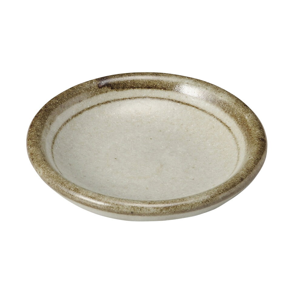China - 豆皿 唐津筋3.0皿 約9.5cm 緑系 和食器 小皿 千代口 日本製 美濃焼 業務用 29-229-569-ka