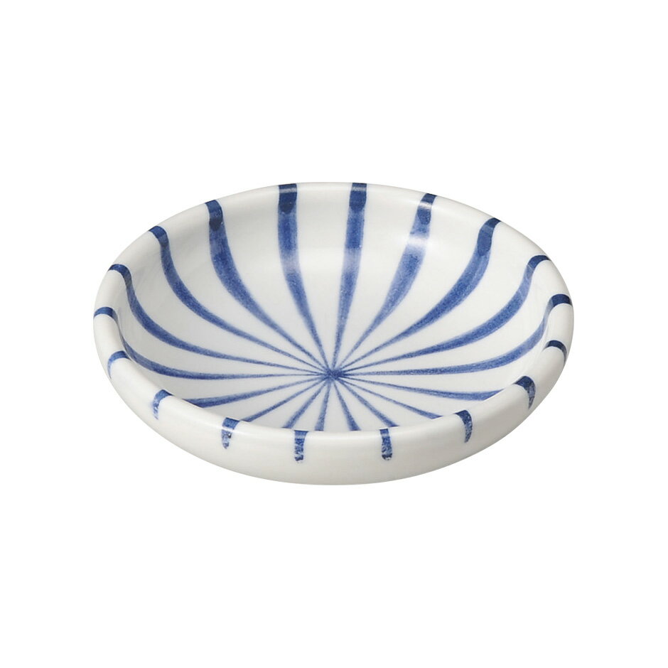 十草 2.5皿 約7.4cm 白系 和食器 小皿 日本製 美濃焼 業務用 取り皿 豆皿 プチ皿 プレート デザート皿 しょうゆ皿 スパイス皿 和皿 和食屋 29-232-129-ti