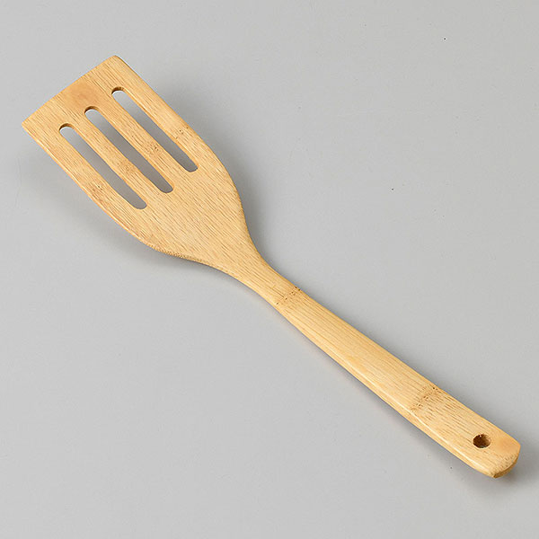 炭化竹 ハンバーグ返し 約29.5cm 和食器 木製カトラリー 業務用 木 スプーン トング サーバー 木目 おしゃれ 雑貨 カフェ風 cafe風 28-628-268-yu