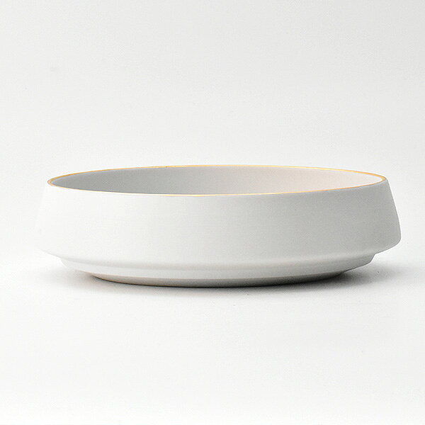 グルメスタイル 和の器 渕金ビスクマットくくり鉢 （小） 約16cm 白系 和食器 中鉢 日本製 美濃焼 業務用 おしゃれ モダン g-1939-11-sp02